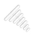 7pcs Lab Type-B Mixed Size PTFE Magnetic Stirrer Mixer Stir Bars