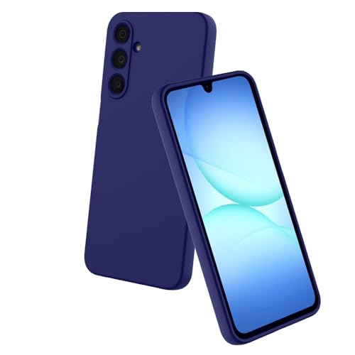 Image of Back Cover for Samsung Galaxy A17 5G / F17 5G / M17 5G | Full Camera Protection | Premium Liquid Silicon Case | Flexible Bumper Case for Samsung Galaxy A17 5G / F17 5G / M17 5G (Dark Blue)