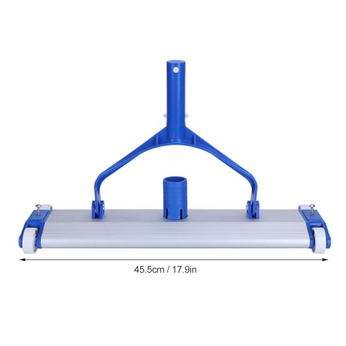 Image of Flaner 17.5 Inch Professional Flexible Aluminium Weighted Swimming Pool Clener Vacuum Head on Wheels for All Type of Pool Maintenance Cleaning kit Tool Item