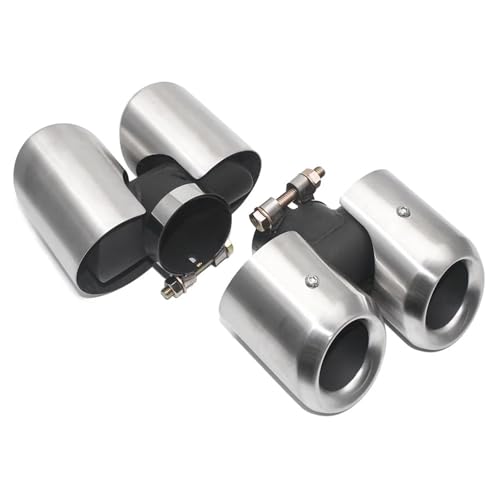 Embout d'échappement Defender 90 110 en acier inoxydable brossé style luxe