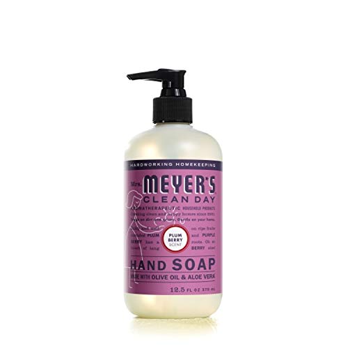 Mrs. Meyer's Hand Soap, Made With Essential Oils, Biodegradable Formula, Plum Berry, 12.5 Fl. Oz - Pack Of 6 #TOP1