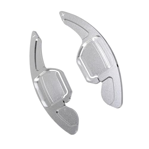 Compatible With S4 B8 Q5 2013 2014 2015 2016 1yA ԗpphGNXe_[ ԗpXeAOzC[MA A~Vtgph Ԃ̃Vtgphu[h(Silver)