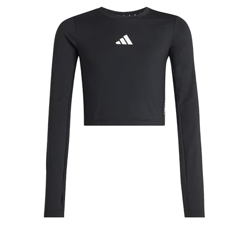 Techfit adidas t-shirt manches longues junior respirant et stretch