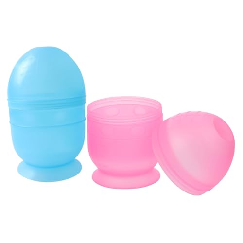 VILLCASE Lot de 2 Bols à Colorant pour Coloration Capillaire Gobelets Mélangeurs Gradués 125X7 CM Plastique Solide Agitateurs Pratiques pour Salon et Usage Domestique