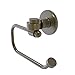 Allied Brass 2024EG-ABR Continental Collection Euro Style Tissue Groovy Accents Toilet Paper Holder, Antique Brass