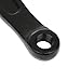 FytStycale Bike Square Taper 170mm Black Left Pedal Pedal Arm