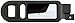 Dorman 96582 Front Passenger Side Interior Door Handle Compatible with Select Volkswagen Models, Black; Chrome