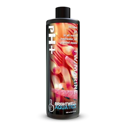 Brightwell Aquatics pH+ Alkalinity and pH Booster for Marine & Reef Aquariums Increases pH and KH...