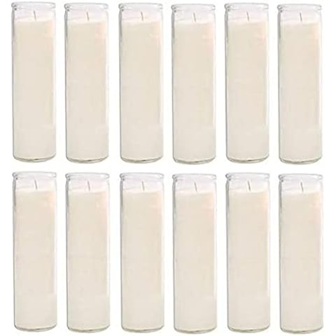 Brilux White Glass Devotional Candles Cover