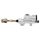 Hauptbremszylinder hinten, Universal-Hauptbremszylinderpumpe Fußbremszylinder hinten für Motorrad ATV Dirt Bike(Silber) Auto- Und Motorradteile