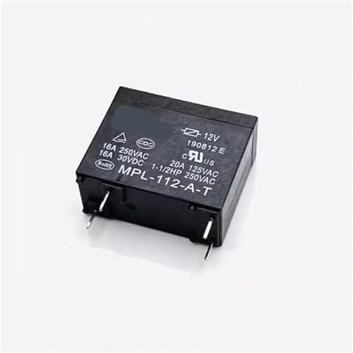 Relais MPL112AT 12 V CC 16 A mécanique pour domotique