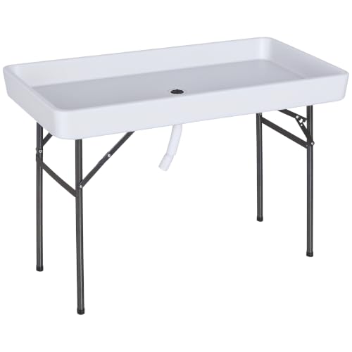 Outsunny 4FT Portable Folding Fish Fillet...