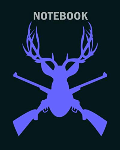 Notebook: animal hunter - 50 sheets, 100 pages - 8 x 10 inches