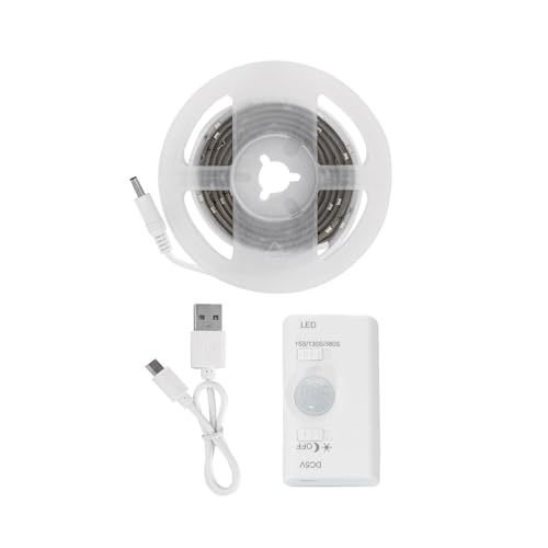 LEDKIA LIGHTING Ruban LED avec Capteur de Mouvement 30LED/m 1m IP20 Batterie Rechargeable 1 m