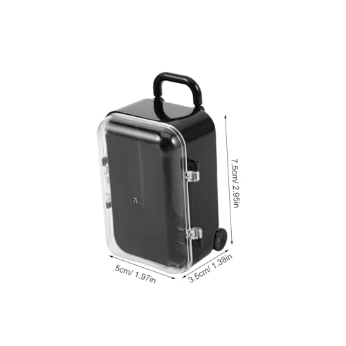 OFFIGAM 12個 小型 装飾 スーツケース 収納 ボックス ミニ スーツケース おもちゃ ミニ プラスチック 荷物 キャンディー ケ