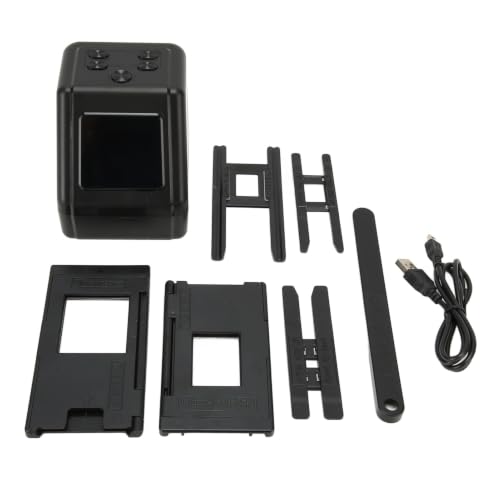 Image of Digital Film & Slide Scanner, Converts 135, 110, 126KPK and Super 8mm Film /Slides /Negatives to 12MP JPG Digital JPG Photos, Film Negative Scanner with 2inch LCD Screen