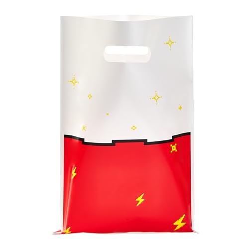 Yzzhaoo 30 Pcs Cartoon Animation Goodie Bags Party Favor Bags with Handles for Birthday Party Theme Candy Bag Treat Bags Cookie bag