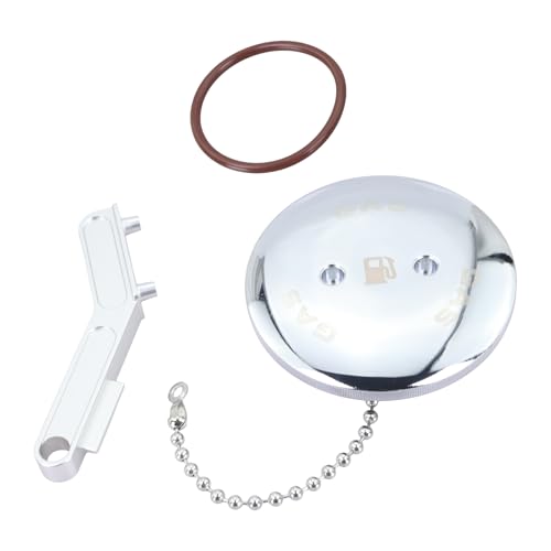 1-1/2 NPT Thread 0540DPG99A Marine Fuel Cap Replacement Gas Cap with O-ring for Angled Neck Vented Fuel Fills Compatible with 0540/0541/0556/0557 Series Vented Fuel Fills
