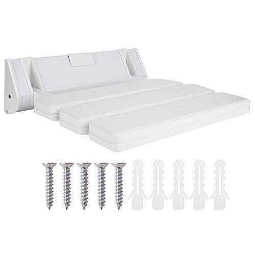 QANYEGN Wall Mounted Shower Seats, Folding Shower Stool Chair, Bathroom Bathtub Accessories for Inside Shower Bathroom Bathtub Small Space