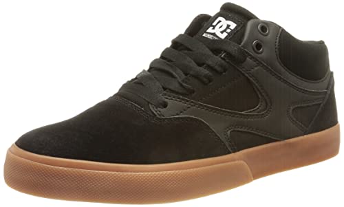DC Shoes Kalis Vulc Mid - Leather Mid-Top Shoes for Men - Männer.