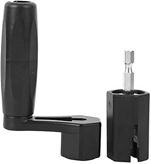 2 in 1 Guitar String Winder Black ABS Bridge Pin Peg Puller Screwdriver Drill Bit for Electric & Acoustic Guitar Strings Accessories, Playing Accessories