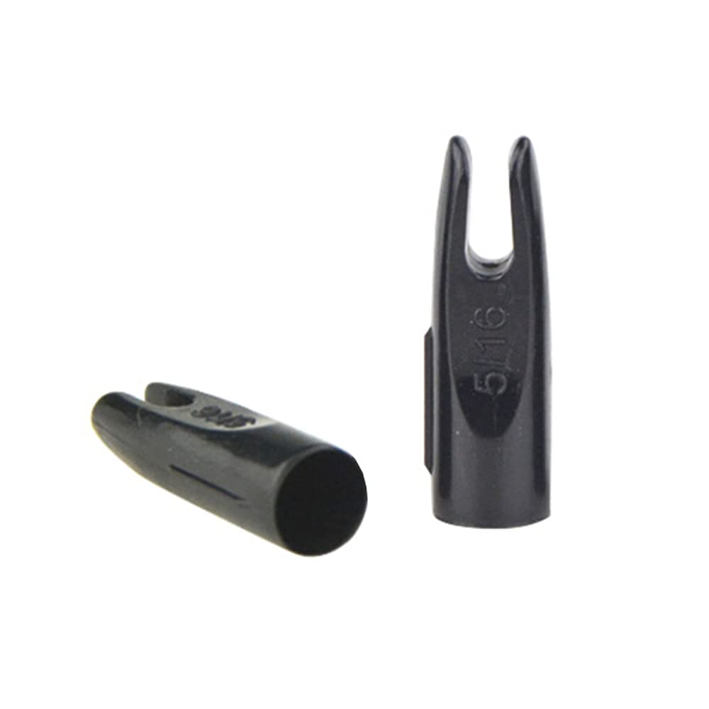 50Pcs Tir à l'arc Flèche Encoches Plastique 5/16" Chasse Plastinock Flèche Encoches Shaft Accessoires d'extrémité