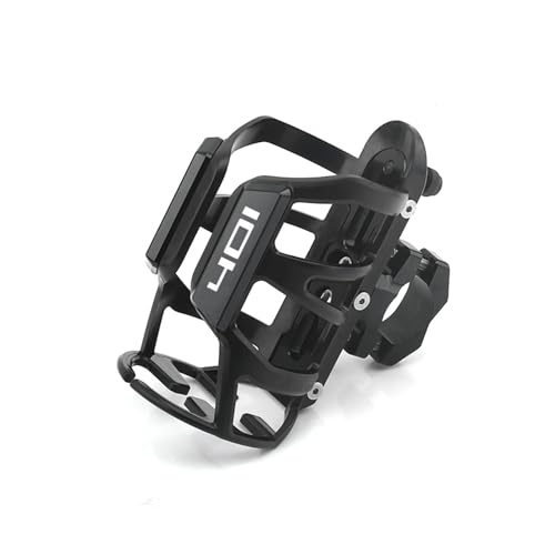 XIAOCE Für Husqvarna Norden 901 Vitpilen/Svartpilen 401 701 Motorrad Zubehör Wasser Flasche Halterung Getränke Getränkebecher Halter(Black 401)