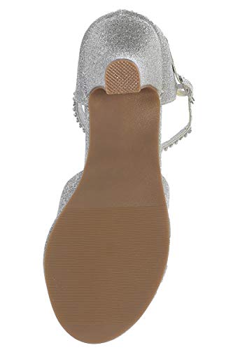 Girls White Dress Shoes for Girls Little Girls Heels Girls Dress Shoes Flower Girl Shoes for Wedding High Heels for Kids First Communion Girls Pageant Shoes for Girls Size 23