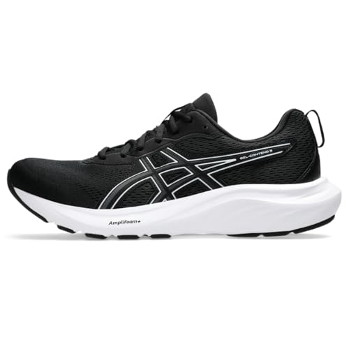 ASICS Men's Gel-Contend 9 Running Shoes, 15, Black/White