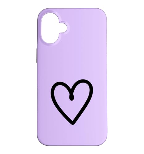 �����ȃn�[�g��`���O���t�B�b�N - ���C���b�N �X�}�z�P�[�X iPhone 16 Plus �p