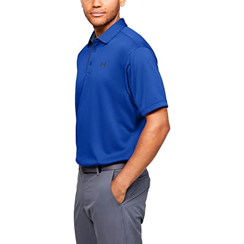 Image of Under Armour Men's Polyester Solid Tech Polo | T-Shirt | 1290140-001