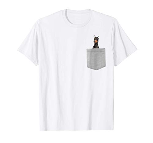Dog in Your Pocket Doberman Pinscher Camiseta