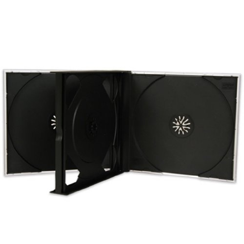 Four Square Media 25 x CD DVD 4 way Jewel Cases 25...