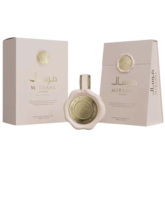 Mirsaal passion Edp 3.4 fl oz caramelo, miel, vainilla, almizcle blanco, coco