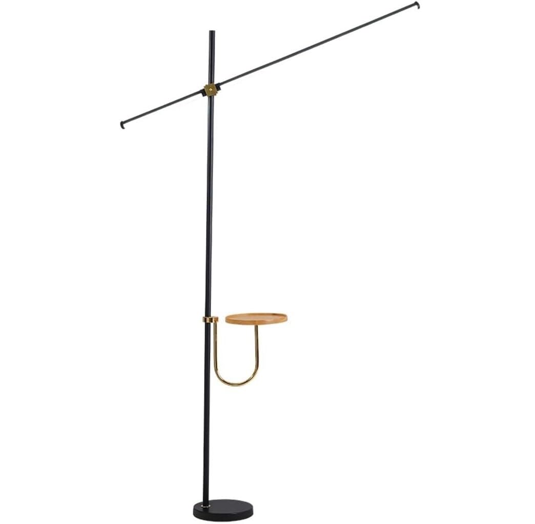 CVdrtyED Standing Lamp High Pole Lamp Floor with Tabletop Adjustable Lampshade Height Standing for Living Room Bedroom Living Room