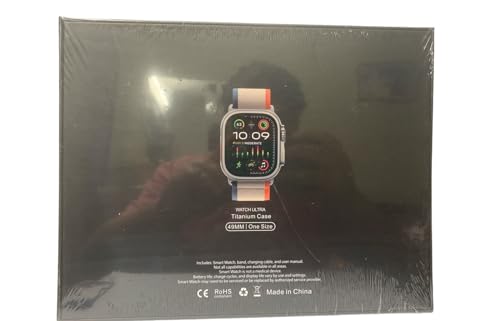 Image of GET IN THE GAME HK 900 PRO Ultra 2 Smart Watch with APLE Logo & AMOLED Display 49 MM BT Calling Smart Watch with 7 Different Straps & Wireless Charger, Multicolor