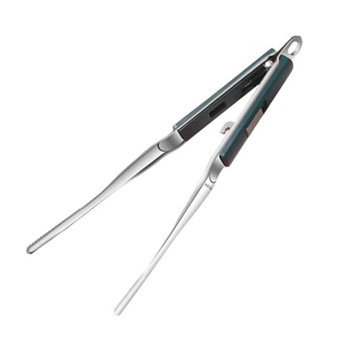 FELTECHELECTR Food Clip Sawtooth Clamp Practical Steak Clip Reusable Grill Clamp Comfortable Grip Heatproof for Bbq Party