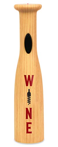 WineOvation Baseball Bat Wine Opener (WINE) - Open your Wine Bottle fast and without hassle - Great Electronic Automatic Cork Screw for Baseball Enthusiasts and Wine Lovers