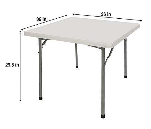 Oef Furnishings OEFBT3636 36 Inch Square Folding Tables thumb #4