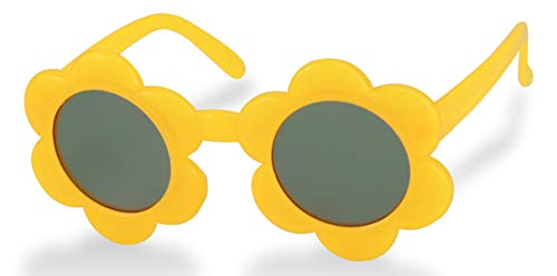ShadyVEU Retro Round Flower Frame Kid's Sunglasses Baby Children's Colorful Cute Eyewear Outdoor Summer Party2