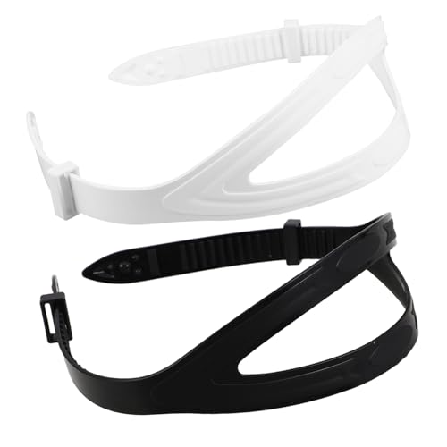 Totority 2pcs Silicone Diving Mask Strap Connector Sports Eyewear Retainer for Safety Glasses Sports Glasses Comfortable Durable Neck Strap for Swimming Diving Activities