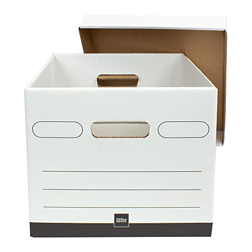 Office Depot AAODHEAVYDUTY5PK ® Brand Heavy-Duty Quick Set Up Storage Boxes thumb #1
