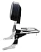 YHMOTO Backrest Sissy Bar with Luggage Rack for Suzuki VZ800 Marauder 800 1997-2007