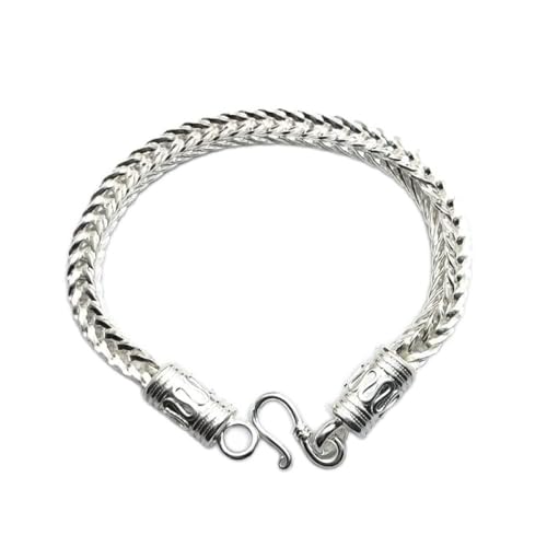 Bracelet à chaîne exquis en argent à porter au quotidien pour femme