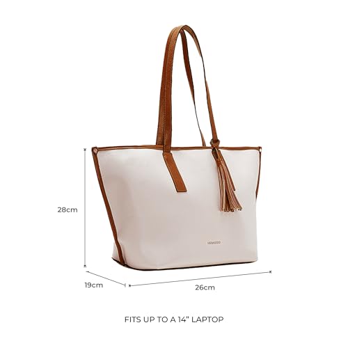 Image of Miraggio Penelope Solid Tote Bag for Women