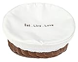 La Jolie Table Elegant Bread Basket for Serving -12x9' Large Hand-Woven Rattan Bread Basket with...