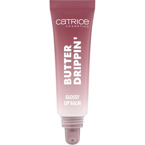 Catrice Butter Drippin' Glossy Lip Balm, Nr. 030, Violett, feuchtigkeitsspendend, pflegend, glänzend, vegan, ohne Parabene, ohne Mikroplastikpartikel, Nanopartikel frei, 1er Pack (10ml)