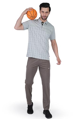 Image of Trackpants for Men - Regular Fit, Cotton Hoisery, Ultra Soft, Comfortable, Lightweight, Ziper Pockets, Front Zip, Back Pocket, Solid Mnimal