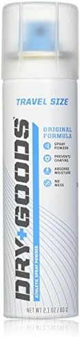 Dry Goods Athletic Spray Powder, Travel Size - Original, 2.1 oz
