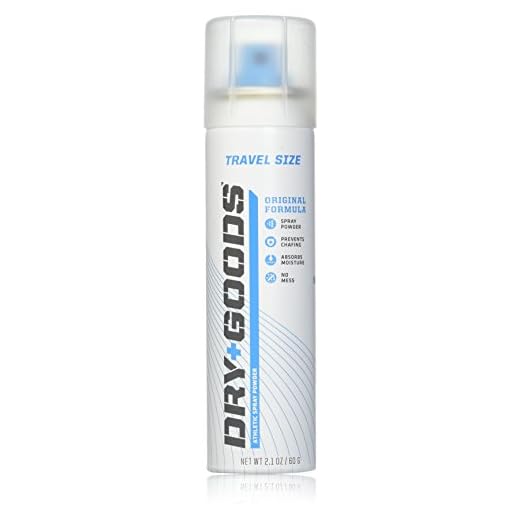 Dry Goods Athletic Spray Powder, Travel Size - Original, 2.1 oz